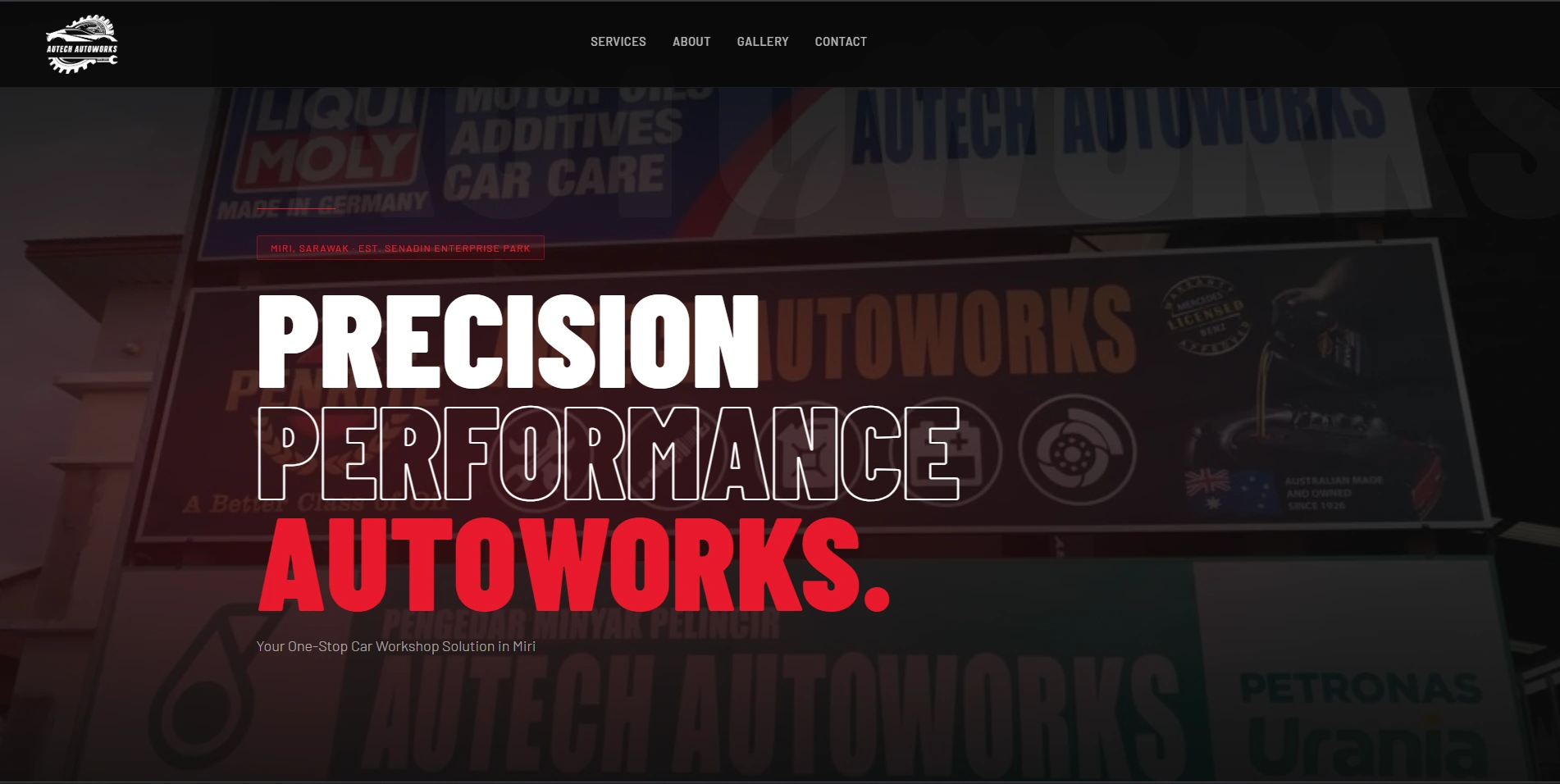 Autech client website