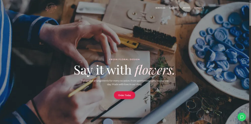 Floristeria client website