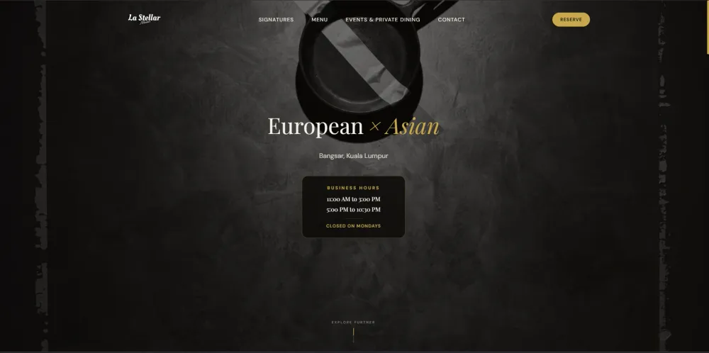 La Stellar Maison client website