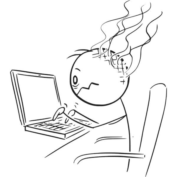 Stickman with Steam Header